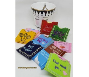 ITH Stickserie - Mini Hüllen mit Sprüchen